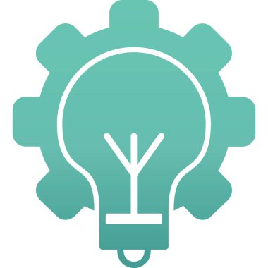 Simge içinde dişli ampul