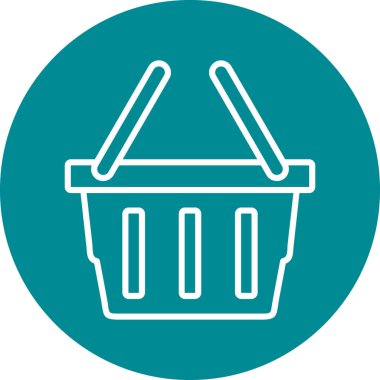 Sepet Simgesi vektör illüstrasyonu