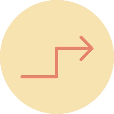 ok simgesi vektör illüstrasyonu