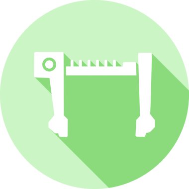 Yuvarlak. Web simgesi basit illüstrasyon