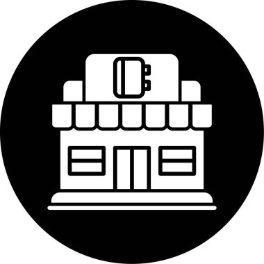 Alışveriş. Web simgesi basit illüstrasyon