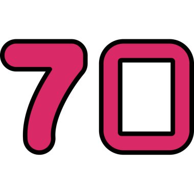 Sekiz numaralı vektör simgesi