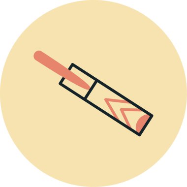 Fırça simgesi vektör illüstrasyonu