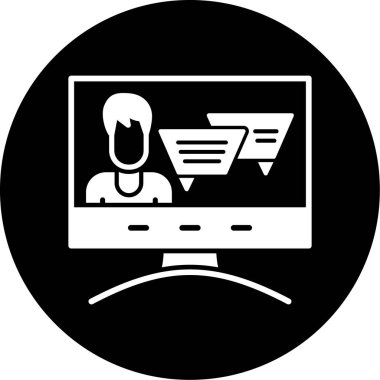 seo modern simgesinin vektör illüstrasyonu