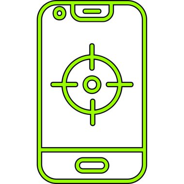 Telefon simgesi vektör illüstrasyonu