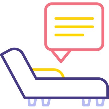 Kanepe. Web simgesi basit illüstrasyon