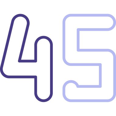 54 modern simge, illüstrasyon