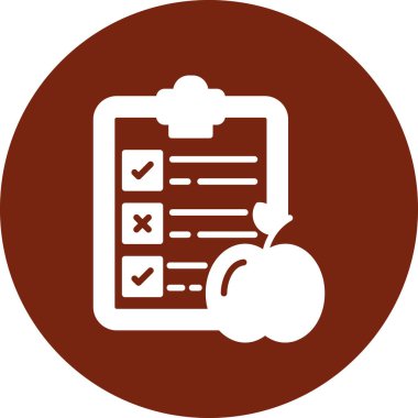 Kişisel ve ticari kullanım için kontrol listesi vektör simgesi modern basit illüstrasyon çizimi.