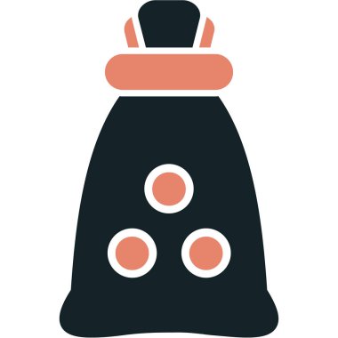 Noel çanı ikonu. Web için Noel çanları vektör simgesinin basit bir gösterimi