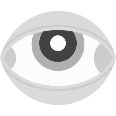 Göz simgesi, vektör illüstrasyonu