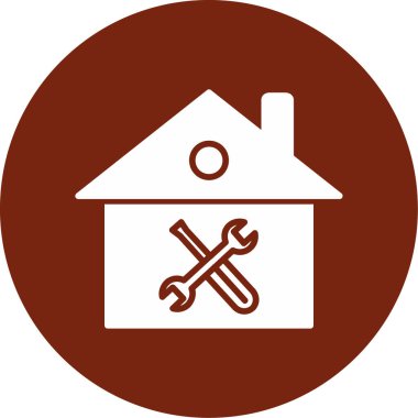 Kişisel ve ticari kullanım için vektör evi simgesi.