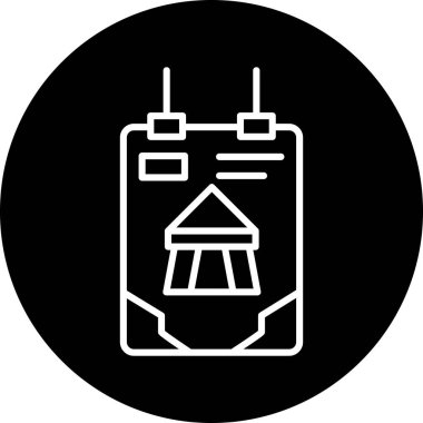 Gıda simgesinin vektör illüstrasyonu