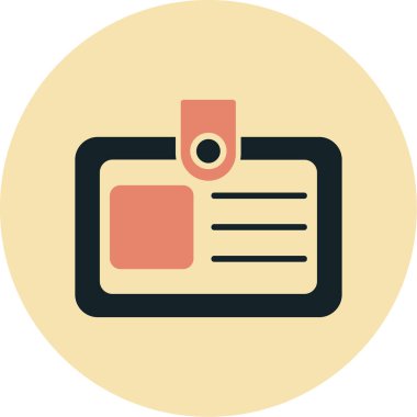 Belge. Web simgesi basit illüstrasyon