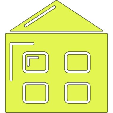 Ev simgesi vektör illüstrasyonu