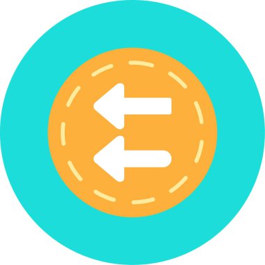 ok yönü simgesi doldurulmuş - taslak biçimi