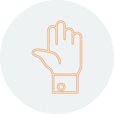 Modern bir simgenin vektör illüstrasyonu