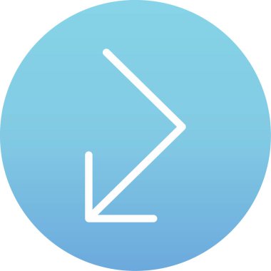 ok simgesi vektör illüstrasyonu