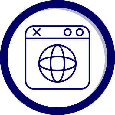 çamaşır makinesi simgesi, vektör illüstrasyonu