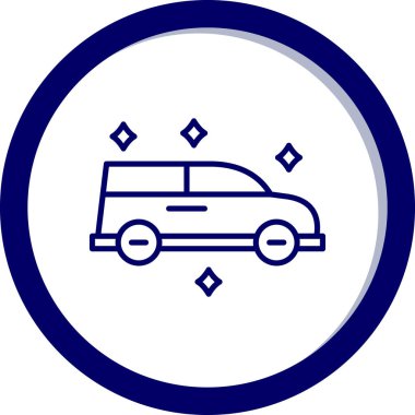 - Araba. Web simgesi basit illüstrasyon