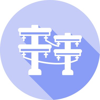 Gazın modern simge tasarımının vektör illüstrasyonu