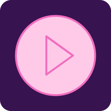 Bir müzik simgesinin vektör illüstrasyonu