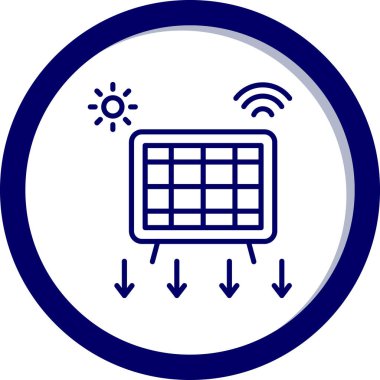 Ekranlı bir dizüstü bilgisayarın vektör çizimi