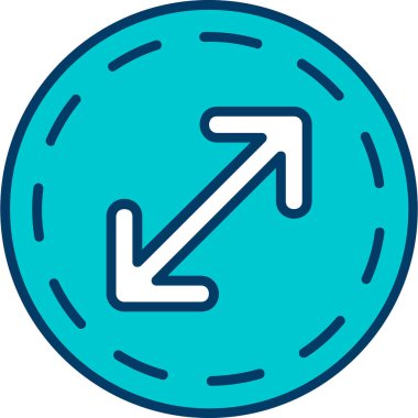 ok yönü sağ simgesi - taslak biçimi