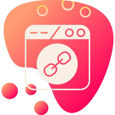 beyaz arkaplanda izole edilmiş renk dikiş makinesi simgesi. Soyut çember rastgele şekiller. vektör illüstrasyonu.