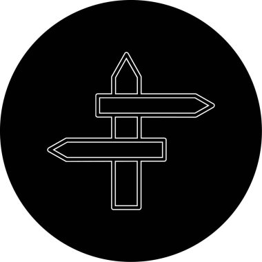 ok simgesi, vektör illüstrasyonu