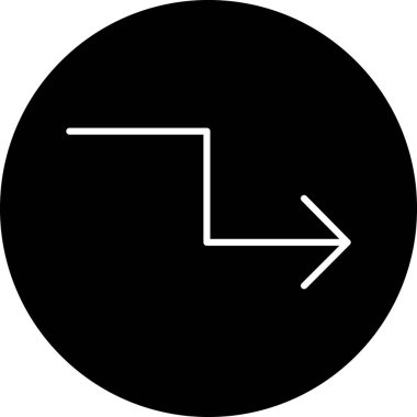 ok simgesinin vektör illüstrasyonu