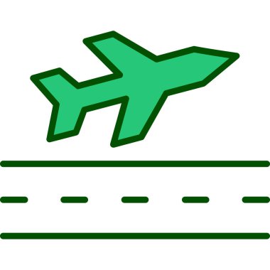 Uçak. Web simgesi basit illüstrasyon