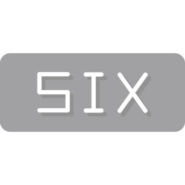 Satır biçiminde altı numaralı logo simgesi