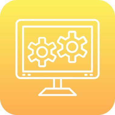 Vektör ayarı Simge illüstrasyonu