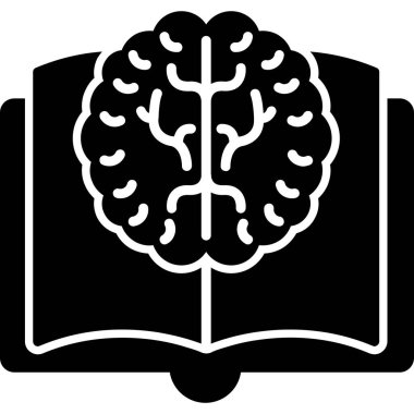 Kitap. Web simgesi basit illüstrasyon