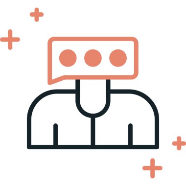 Yapay zeka robot simgesi