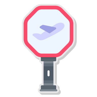 trafik sinyal simgesi vektör illüstrasyonu