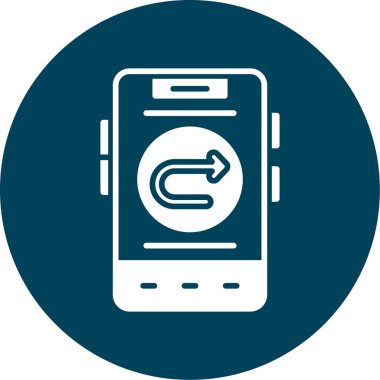 Cep telefonlu akıllı telefon, vektör illüstrasyonu