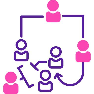 İş adamlarının vektör illüstrasyonu