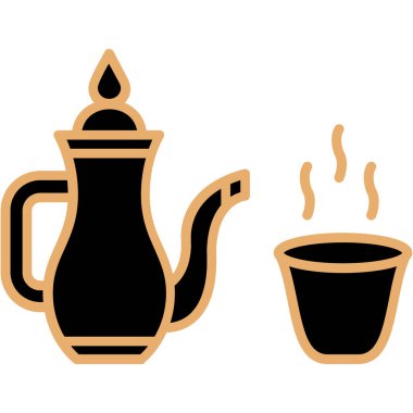 Kahve fincanı ve çaydanlık