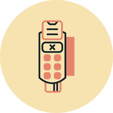 Uzaktan kumanda simge vektör çizim