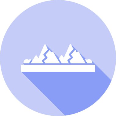 dağ simgesinin vektör illüstrasyonu