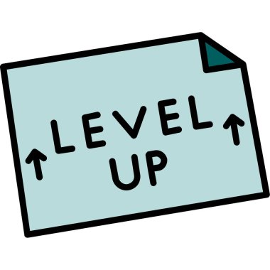 kelime düzeyini gösteren çizgi ok