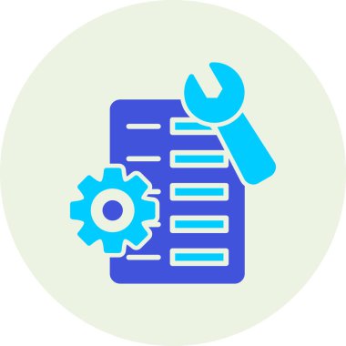 Veri Onarım Ağı simgesi, vektör illüstrasyonu