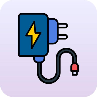 elektrik dolgu vektörü illüstrasyon tasarımı