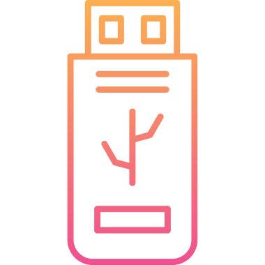 Pil simgesinin vektör illüstrasyonu