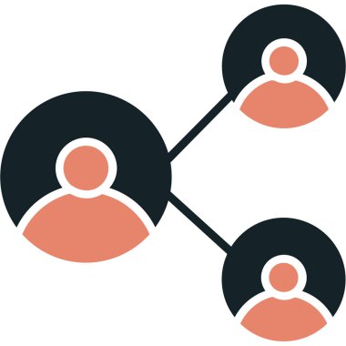 bağlantı ağ vektör simgesi