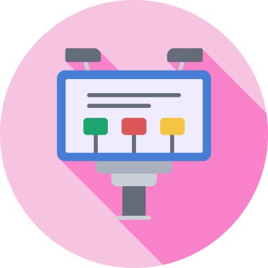 bilgisayar web simgesi basit illüstrasyon