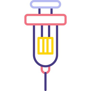 Elektrik kablo ikonu vektörü. Kablo TV tabelası. izole edilmiş sınır sembolü çizimi