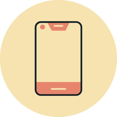 akıllı telefon simgesi vektör illüstrasyonu