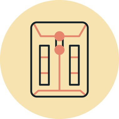 Modern b 'nin vektör illüstrasyonu mobilya ikonundan yoksun